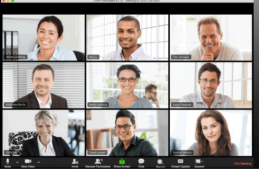 zoom video conferencing app