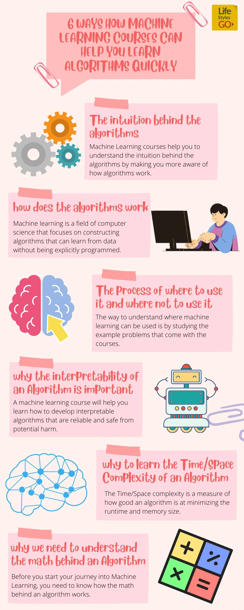 6 Amazing Machine Learning Courses That Will Help You Learn Algorithms Quickly Infographic