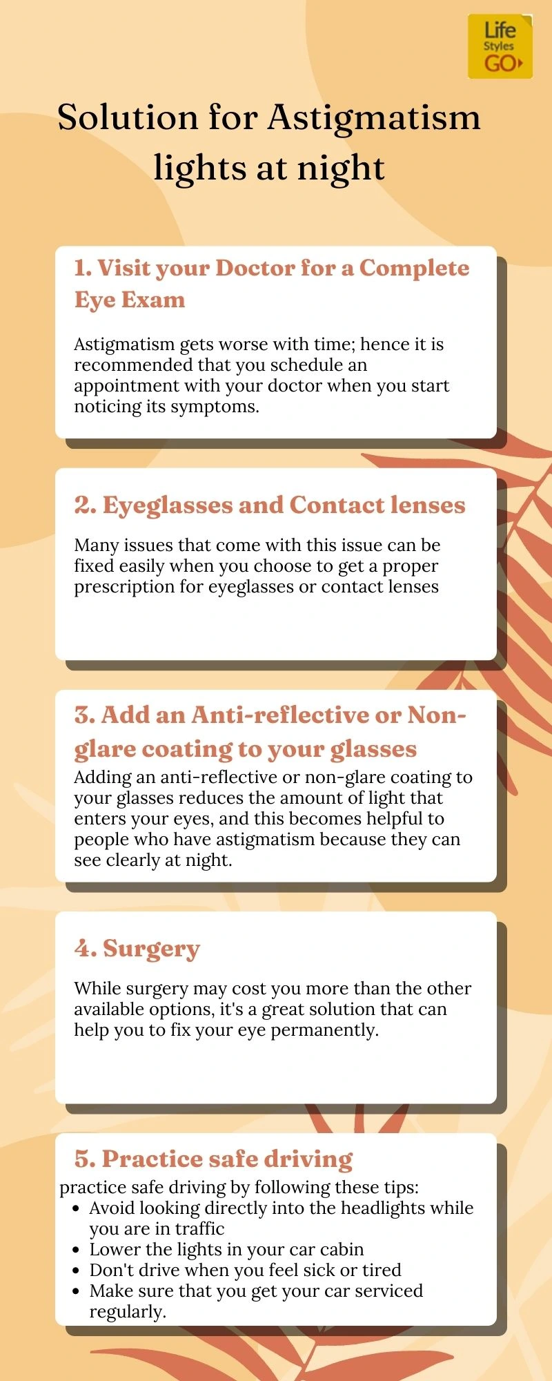 Know About Astigmatism and Night Driving Infographic